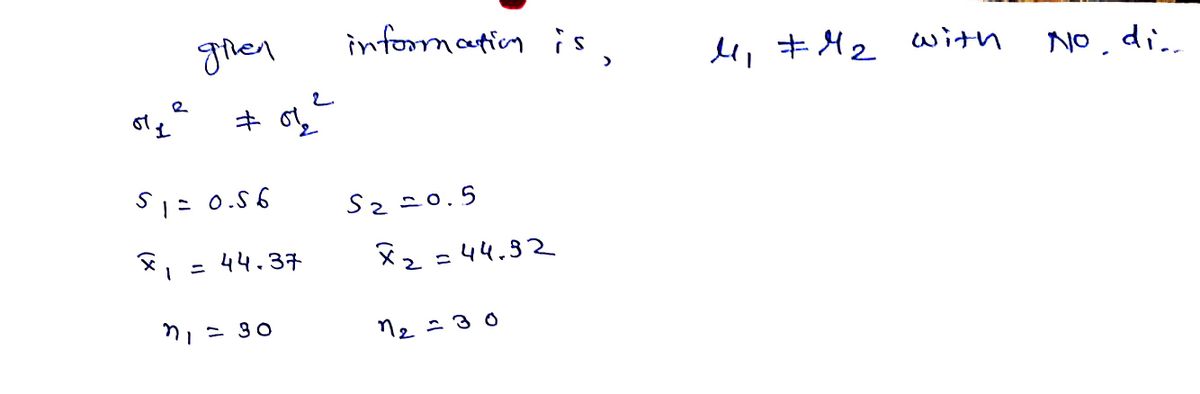 Statistics homework question answer, step 1, image 1